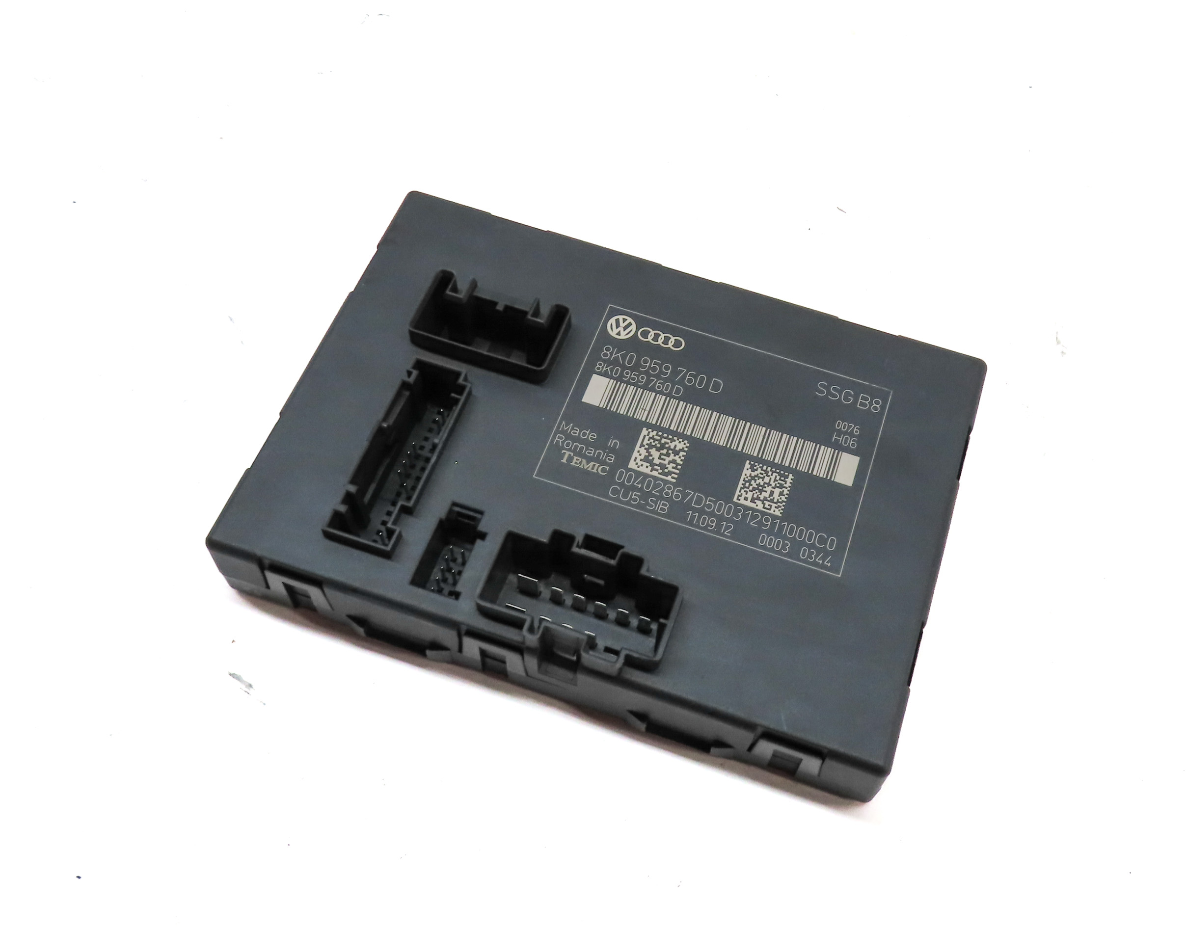 2013 AUDI S4 (B8 8K) FRONT LEFT DRIVER SEAT CONTROL MODULE — exact item pictured